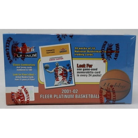 2001/02 Fleer Platinum Basketball Box (Hobby) (24/10)