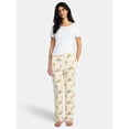 thumbnail image 3 of Winnie the Pooh Women's Hacci Knit Wide Leg Sleep Pants, Sizes XS-3X, 3 of 6