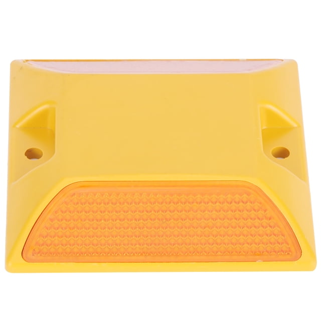 Reflective Marker, Road Stud, Yellow Durable And Long Lasting Safe Wear Resistance, Professional Manufacturing, Performance, For Driveway, Private Road,