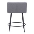 thumbnail image 4 of Horbat Collection Counter Stool Gray, 4 of 5