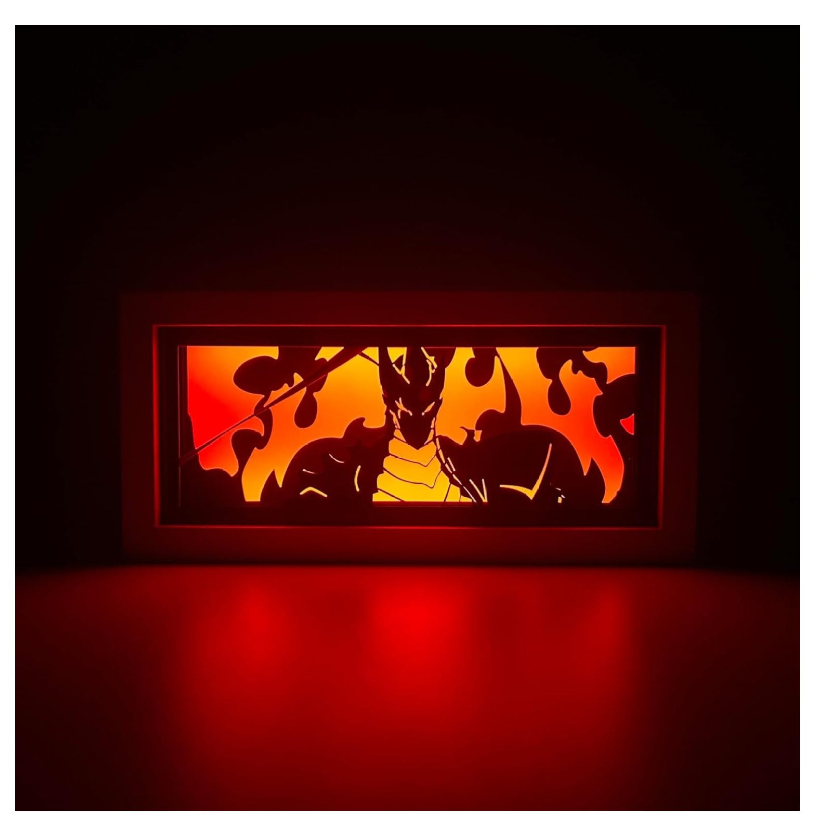 Igris Otaku Light Box – Leveling – Anime Lamp Figure Night Light, 16 Color RGB LED – 3D Anime Room Décor Gift for Otaku