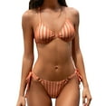 thumbnail image 1 of MKLEKYY Trajes De Baño Mujer Completo Womens Swimsuit Women'S Two Piece Bikini Set Sexy Lace Up Swimsuit, 1 of 5