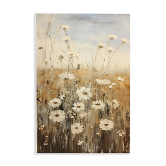 Stupell Industries Rustic Lodge Daisy Meadow Wall Plaque Art, 13 x 19, by Petals Prints Design
