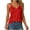 Red, variant on Mnuaqn Silk Camisole Tops for Women 2026 V Neck Satin Tank Top Spaghetti Strap Cross Back Sleeveless Summer Blouses (Dark Green,M)