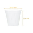thumbnail image 4 of 10 Pcs Transparent Flower Pot Indoor Plant Pots Plastic Nursery for Plants Clear Flowers, 4 of 7