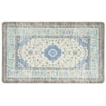 thumbnail image 2 of World Rug Gallery Traditional Anti Fatigue Kitchen, Laundry Room, Comfort Indoor Mat, Door Mat - Blue 18"x30", 2 of 6
