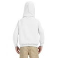 thumbnail image 2 of The Gildan Youth Heavy Blend 8 oz, 50/50 Hood - WHITE - S, 2 of 2
