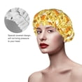 thumbnail image 5 of Autumn Cute Corgi Dog Funny Leaves Shower Cap, Reusable Bath Hair Hat for all Hair Lengths Hair Cover with Elastic Band Double Waterproof Layers Bathing Hat, 5 of 5
