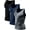 01# 3Pack:Black+Gray+Navy Blue, variant on NELEUS Mens Compression Tank Top Athletic Workout Base Layer Undershirt 3 Pack,Black,US Size 2XL