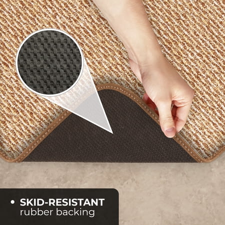 Skid-resistant Carpet Runner - Praline Brown - 8 Ft. X 27 In. - Many Other Sizes to Choose From