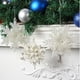 thumbnail image 5 of Adornos navideños, adornos navideños, regalos navideños Colgante de copo de nieve blanco de plástico Colgante de copo de nieve, 5 of 5