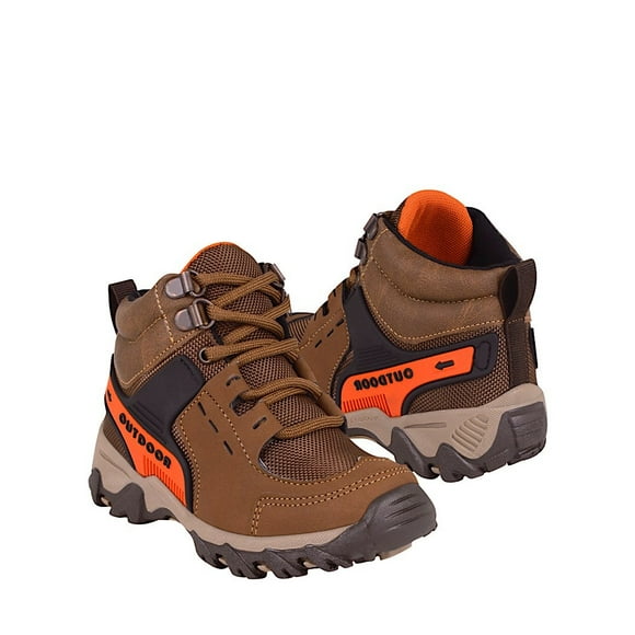BOTINES PARA NIÑO STYLO 2132-4 SUEDE CAFÉ Stylo 2132-4