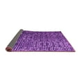 thumbnail image 2 of Ahgly Company Indoor Square Abstract Purple Modern Area Rugs, 3' Square, 2 of 4
