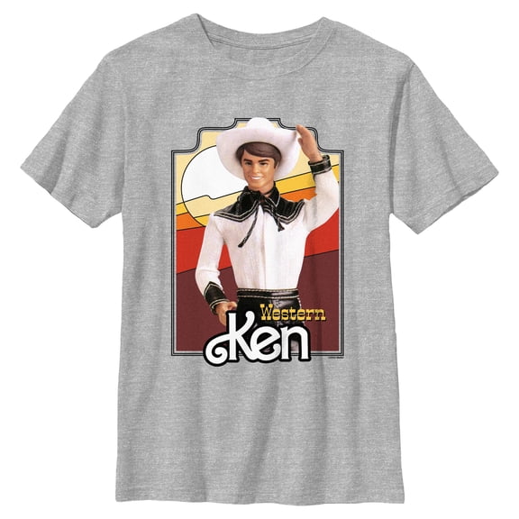 Boys Barbie Western Ken Portrait T Shirt
