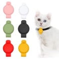 thumbnail image 4 of Funda Protectora De Silicona Compatible Con Airtag Anti-Lost Pet Tracker Case Para Pet Collar Backpack Bag Yuarrent PT002433-06, 4 of 6