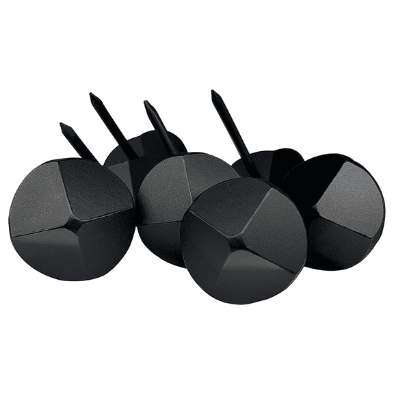 Sidco Supply 50 Pack - 1.20 Inch Iron Clavos - Decorative Nails - Black - Upholstery Tacks - Clavos - Pyramid - Antique Rustic Accent for Wood, Decorative Door Studs, Farm Barn Door, Furniture Nails