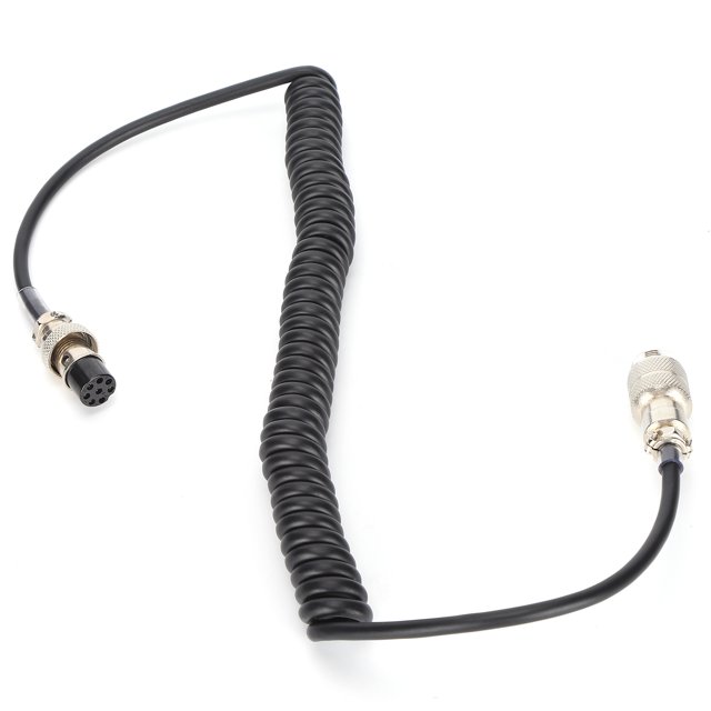 Spptty Câble de Microphone à Main d'Extension Câble de Remplacement de Microphone à Main, Câble d'Extension de Câble de Microphone à Main pour Cordon de Microphone à 8 Broches pour Mc43S / Mc90 / Mc60a