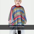 thumbnail image 3 of Disfraz mexicano de Halloween para niños Capa estilo étnico mexicano Capa estilo mexicano Uso versátil, 3 of 3