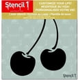thumbnail image 2 of Tattoo Cherries Stencil Art Craft - 5.75" x 6", 2 of 6