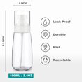 thumbnail image 3 of 3pack Small Spray Bottle, 1oz Mini Spray Bottles, Clear Empty Travel Spray Bottle, Fine Mist Plastic Spray Bottles 100ml, 3 of 7
