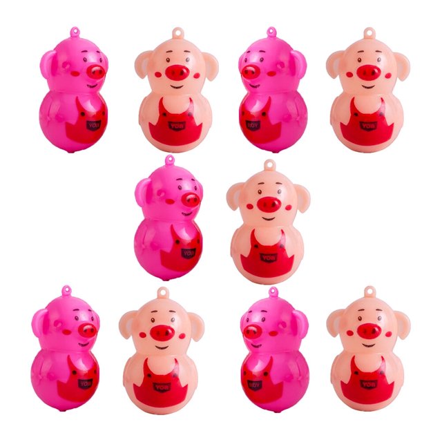Guangmc - Vaso de plástico Roly Poly de 30 piezas para niños (color aleatorio)