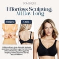 thumbnail image 6 of Dominique Women’s Marcelle Wire Free Comfort Bra #5360 – Cotton Lined Soft Cup, Wide Straps, Everyday Support - Lingerie for Women, 6 of 6