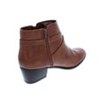 thumbnail image 2 of Karen Scott Womens Falonn Belted Stacked Heel Booties, 2 of 2