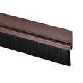 thumbnail image 1 of Door Bottom Sweep Coffee h-Shape PVC Holder w 0.79-inch Soft Brush 1000mmx43mm, 1 of 1