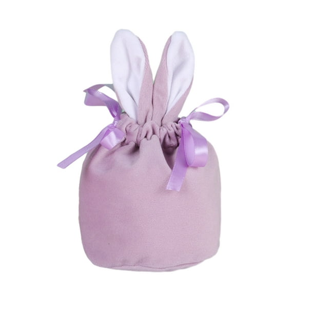 Advancent Lindas bolsas de regalo de conejito para Pascua, regalos fáciles de llevar y bien pensados, decoraciones de Pascua, bolsas de Pascua Kits de decoración para fiestas