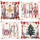 thumbnail image 2 of Funda de cojín navideña de 45 cm, funda de almohada de lino decorativa para el hogar, sofá, adorno, regalos de Navidad de Año Nuevo, 2 of 5