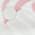 thumbnail image 4 of Unique Bargains Fashion Wave Pattern Bathroom Rug Mat Soft Absorbent Bath Carpet Non-Slip Pink 20" x 32", 4 of 6