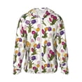 thumbnail image 2 of Lsque Tulips Flowers UPF 50+ Lightweight Sun Protection Men's Women's Long Sleeve Shirt, Hoodie Performance -X-Large, 2 of 9