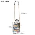 thumbnail image 2 of FORMRS Crossbody Bag for Women Quilted Travel Shoulder Cell Phone Purse with Chain Strap Handbag, Yellow Sardines Pattern, 2 of 7