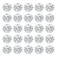 thumbnail image 1 of Unique Bargains 10mm Rhinestone Clay Beads, Pave Crystal Disco Rhinestone Bead for DIY Jewelry Making Bracelet, White 50Pcs, 1 of 6
