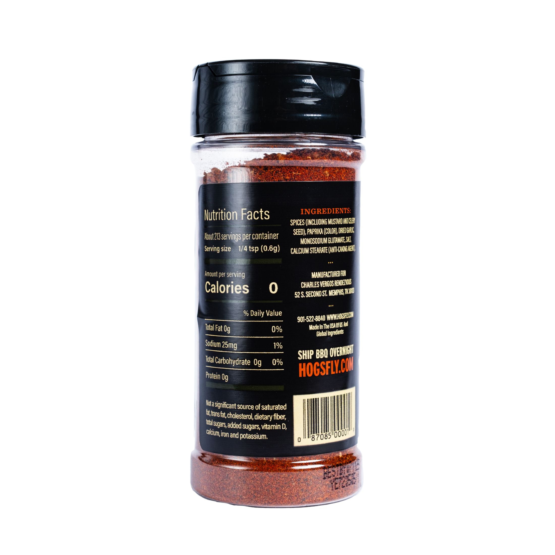 (2 pack) Charlie Vergos Rendezvous Famous Seasoning, 4.5 oz