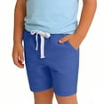 thumbnail image 7 of JTSRKL Kids Bermuda Shorts Cute Boys Athletic Shorts with Pockets Casual Drawstring Elastic Waist Beach Vacation Short Pants Blue 0-1 Years, 7 of 7