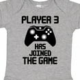 thumbnail image 4 of Inktastic Player 3 Has Joined the Game Boys or Girls Baby Bodysuit, 4 of 5