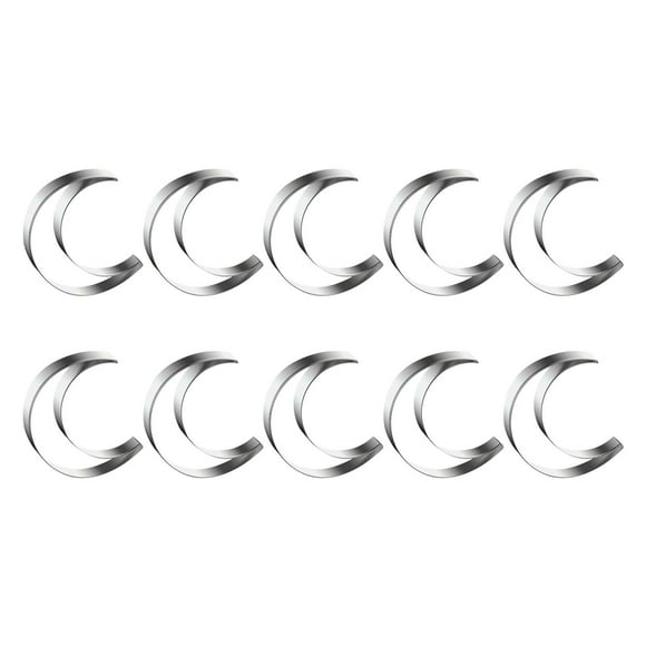 Hearth & Gear Moon Shape Stainless Steel Cookie Cake Surprise Your Loved Ones With This Baking Tool That Inspires Culinary ! Pie Crust Ready Made Cake Letter Stencils Silicone Spatula Set Spritz