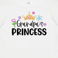 thumbnail image 4 of Inktastic Grandpa's Princess Crown and Flowers Girls Baby T-Shirt, 4 of 5