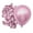 Pink, variant on Dream Lifestyle 50Pcs 5 Inches Metallic Balloon Shiny Multi-colors Thicker Leakproof Anti-burst Scene Layout Tear-resistant Wedding Party Decor Latex Balloon for Indoor