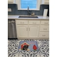 thumbnail image 3 of Carolines Treasures BB2882RUG Dog House Wire Haired Dachshund Dapple Machine Washable Memory Foam Mat, 3 of 4