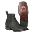 thumbnail image 4 of El General Men’s Python Imitation Black Ankle Boots 45091, 4 of 5