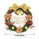 thumbnail image 3 of Decoraciones navideñas, adornos navideños, regalos navideños, corona navideña, decoración navideña, escaparate, accesorio, centro comercial, escenario, regalo, lazo colgante de plástico, 3 of 7