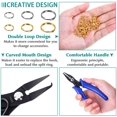 thumbnail image 3 of yeuweold Split Rings for Jewelry Making, 700pcs Small Split Ring with Split Ring Pliers, Double Closed Jump Rings Craft Jump Loops Opener for Necklaces and Bracelets, 3 of 5