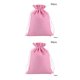 thumbnail image 4 of Matsuzay 50 unids/lote de bolsas de lino con cordón, bolsas de regalo para recuerdo de boda, bolsas para cosméticos para Baby Shower, bolsas para joyas rosado 7x9cm 2piezas Matsuzay CBP010876, 4 of 5