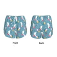 thumbnail image 5 of Lsque Rabbit And Balloon Printed Women's Running Shorts with Liner Pockets,Elastic Quick Dry Workout Athletic Gym Yoga Shorts,Womens High Waist Shorts-Small, 5 of 9