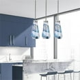thumbnail image 3 of Bowery Hill Contemporary 1 Light Mini Pendant in Blue and White, 3 of 9