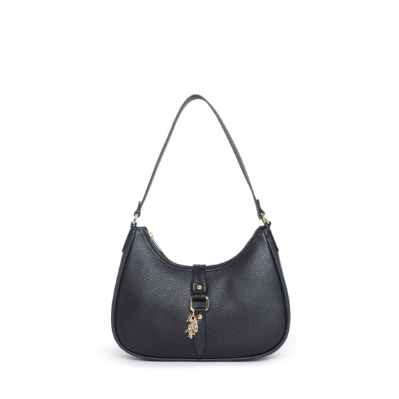 U.S. Polo Assn Women's Black Shoulder Bag