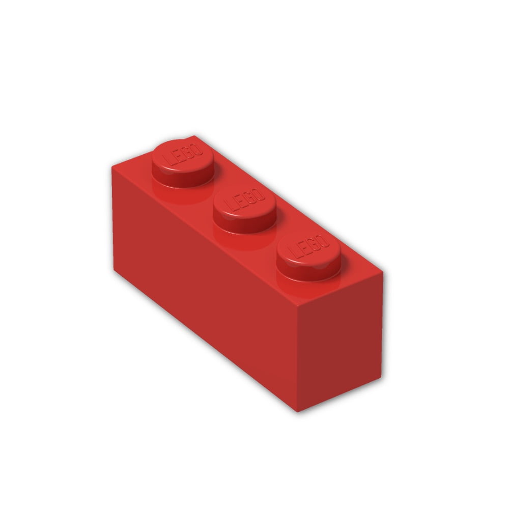 LEGO® Reddish Brown Brick 1 x 3 Part 3622 MOC