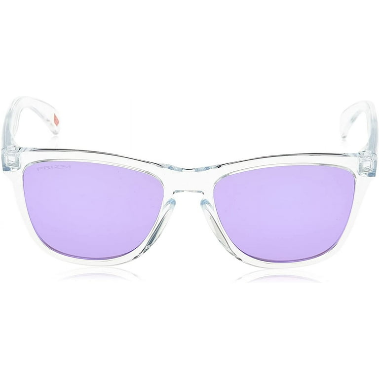 Oakley Frogskins OO9013-H7, Polished Clear Frame, Prizm Violet